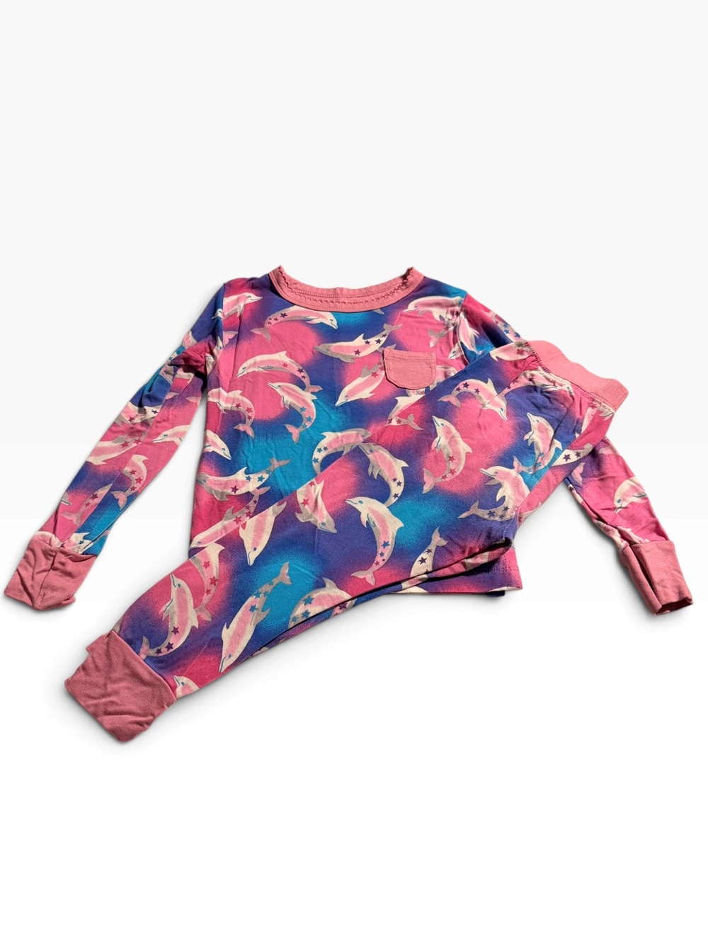 Hatley Bamboo Dolphin Pajama set Size 2T